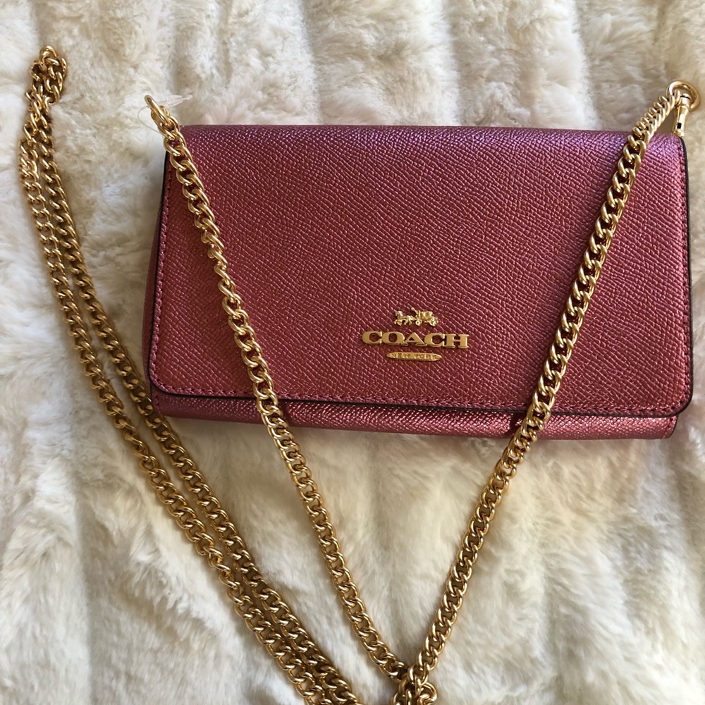 NWT Coach metallic Crossbody - Picture 7 of 8
